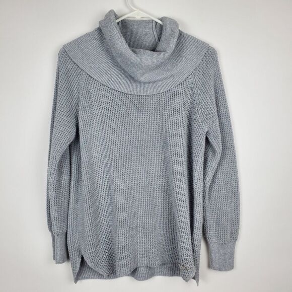 MICHAEL Michael Kors Sweaters - MICHAEL MICHAEL KORS Waffle Knit Sweater Cowl Turtleneck Pullover Oversized Fit